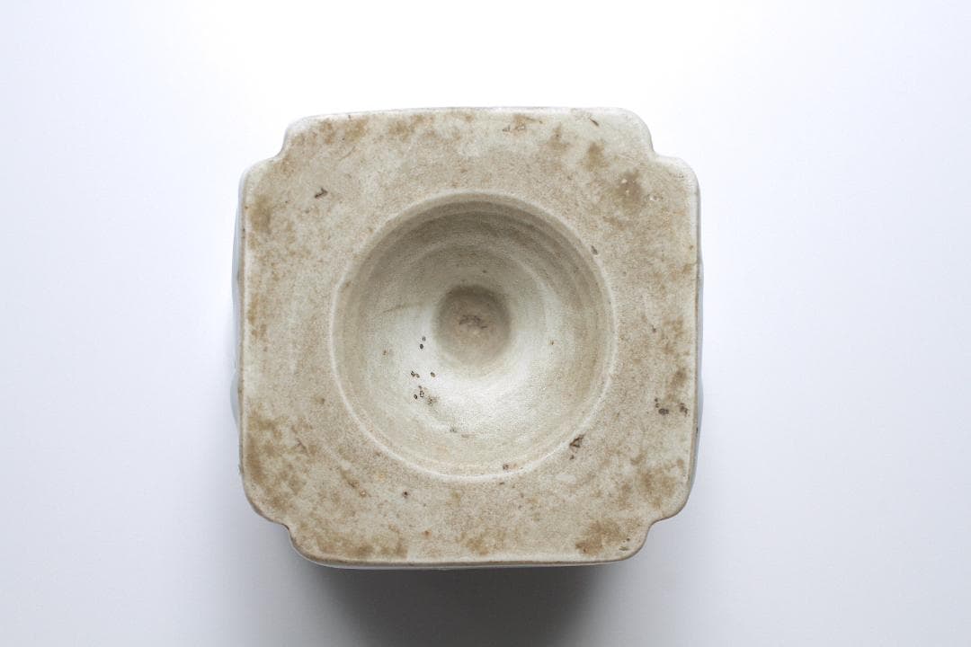 『鳳樹軒 文平 造』染付 四君子図 馬上杯