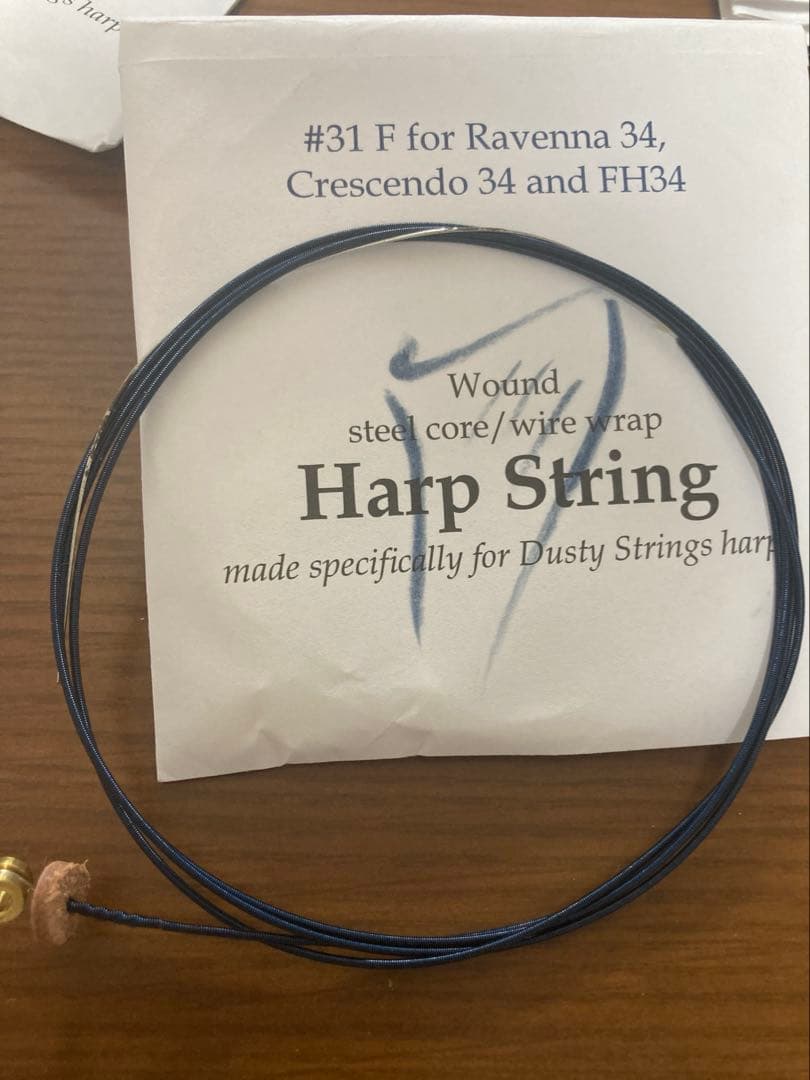 Dusty strings ハープ弦　6本