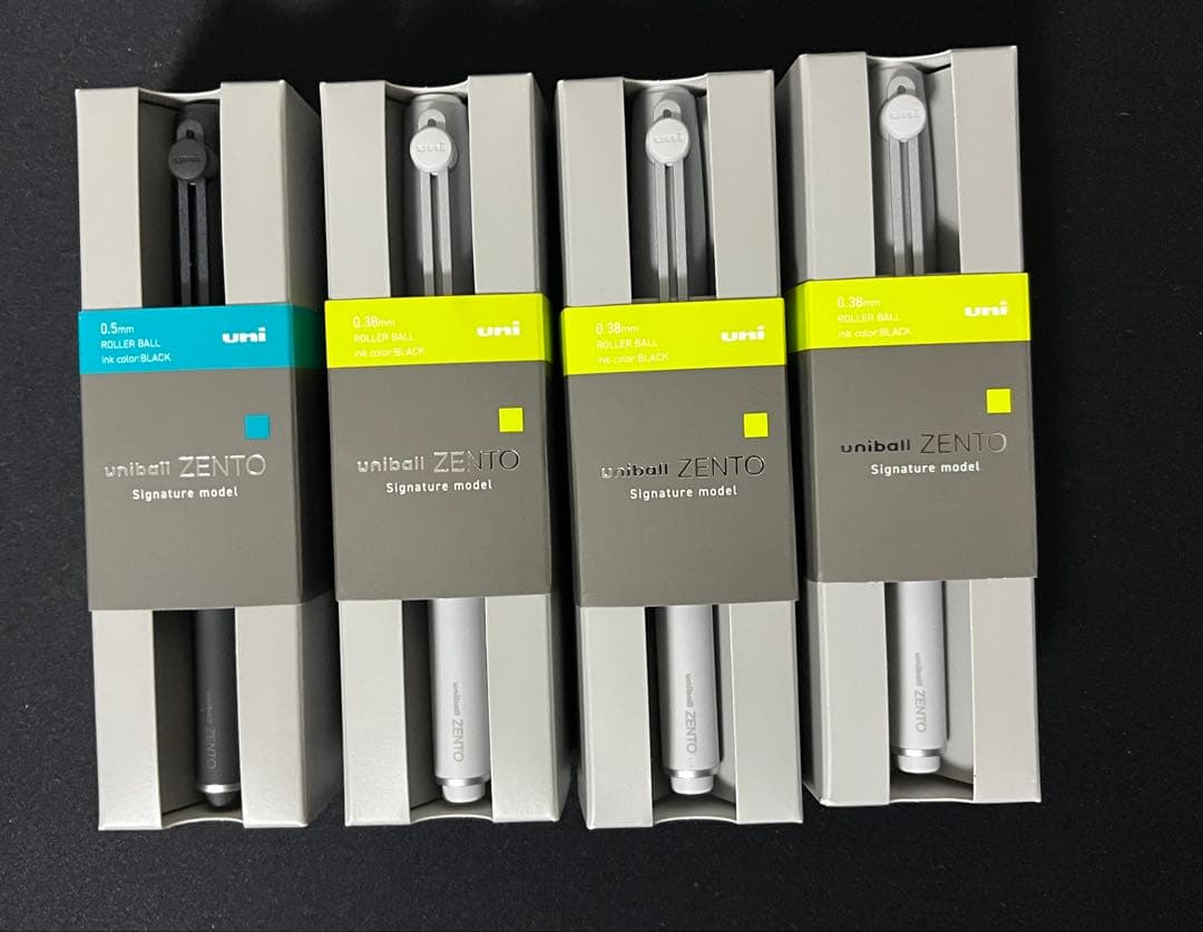 uniball ZENTO ユニボールゼント シグニチャーモデル 4本セット uniball ZENTO』順次店頭展開開始 ｜プレスルーム｜三菱鉛筆株式会社