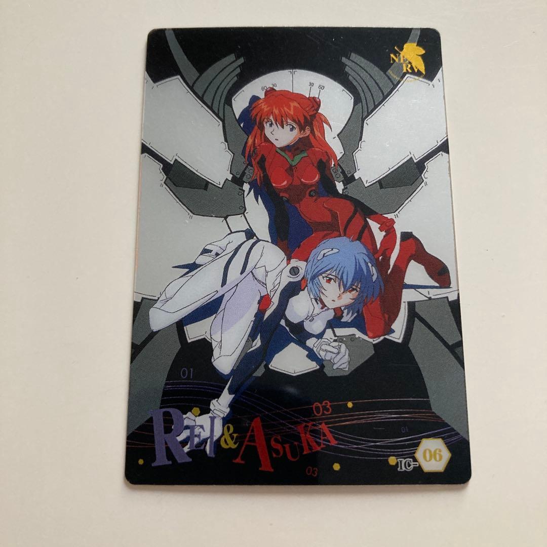 エヴァンゲリオン ウエハース カード IC-06 綾波レイ アスカ リツコ
