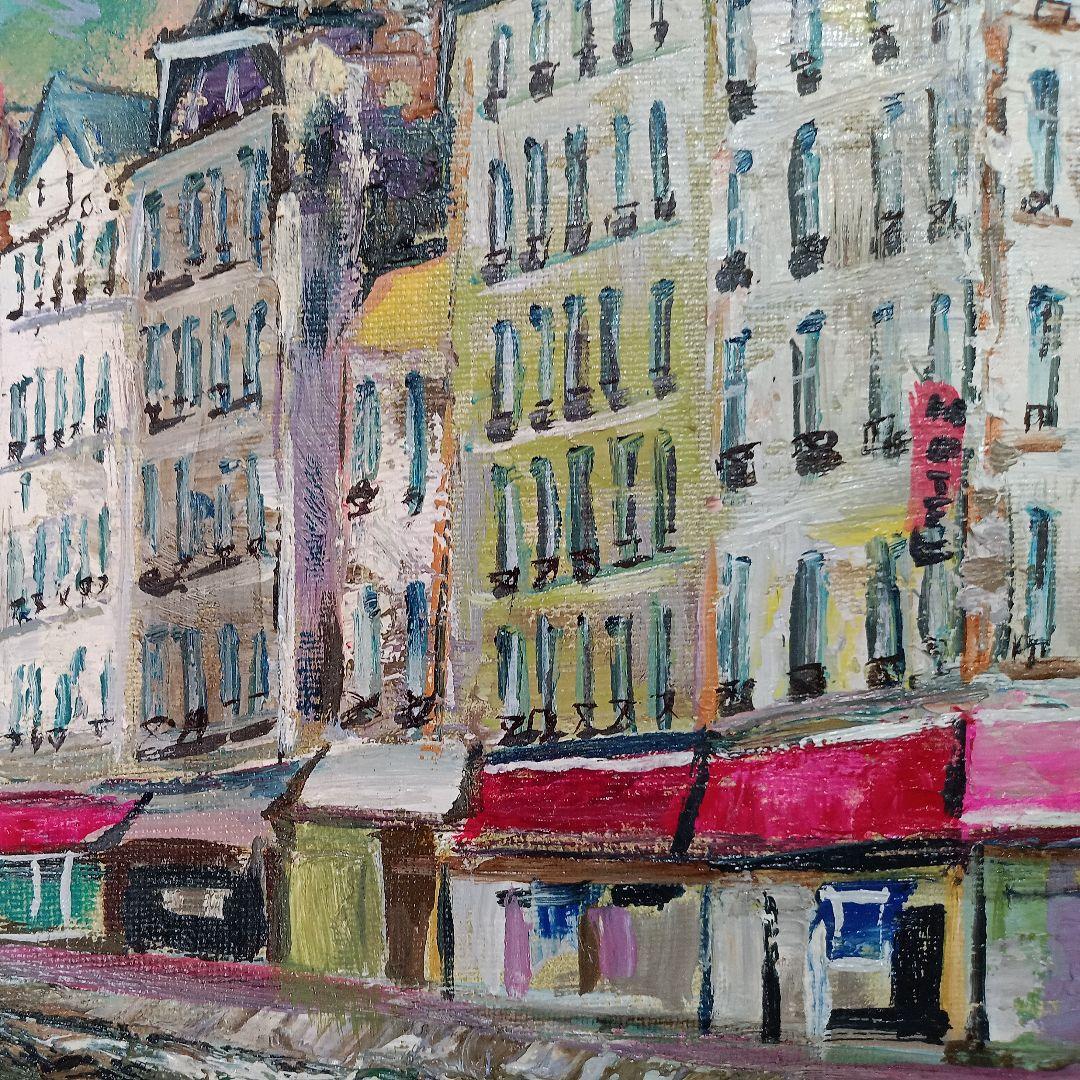 小澤勇寿郎　パリ　美品の油絵です