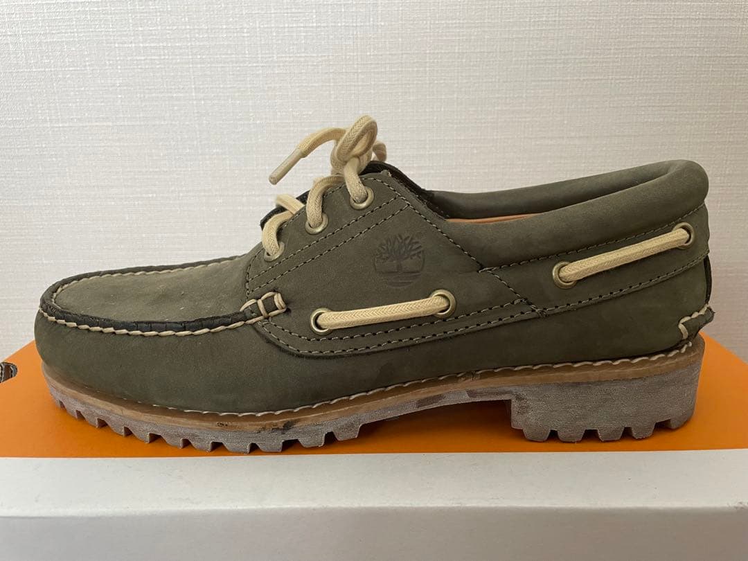Timberland ティンバーランド 3eye スリーアイ 25.5 カーキ