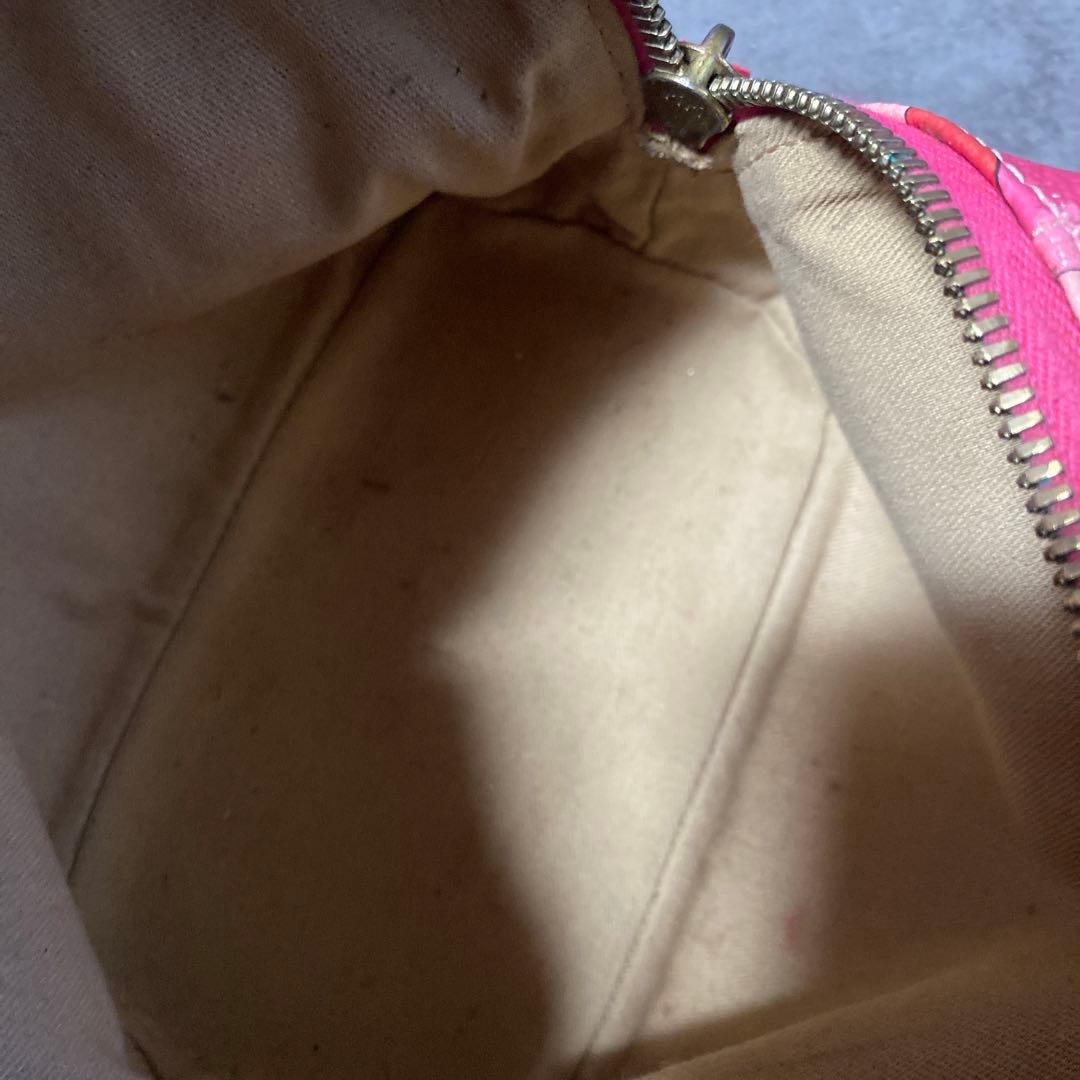 ✨美品✨EMILIO PUCCI 総柄 レザーバッグ　マルチカラー