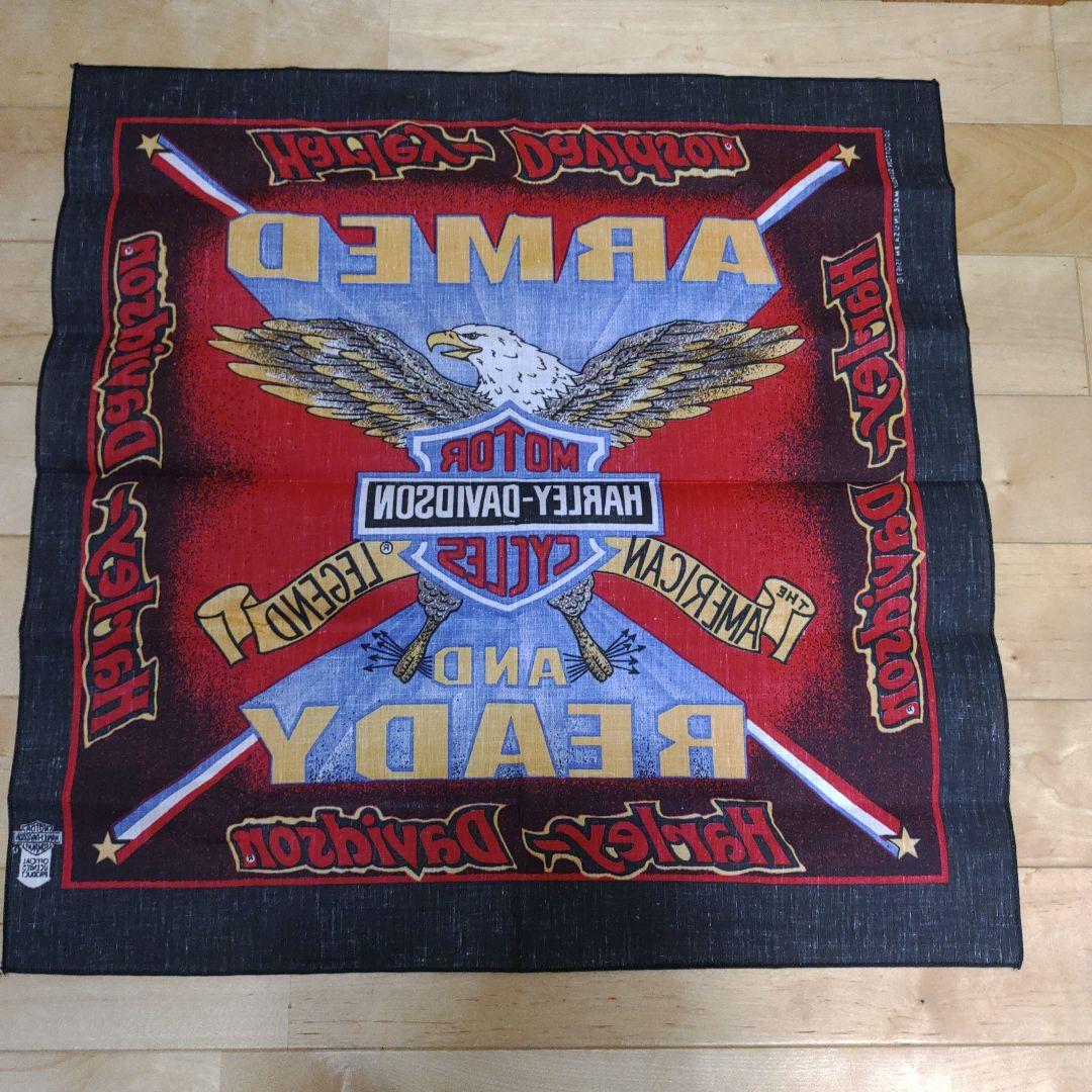 90s USA製 HARLEY-DAVIDSON キムタク私物同品 バンダナ