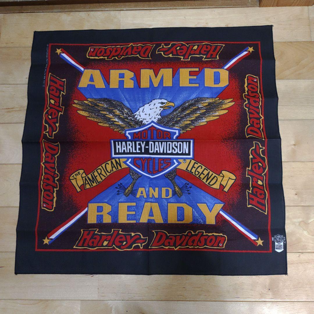 90s USA製 HARLEY-DAVIDSON キムタク私物同品 バンダナ