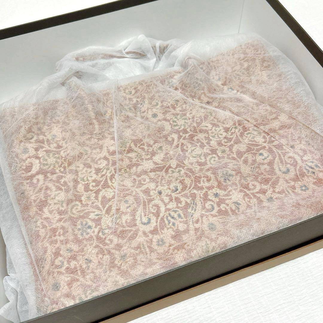 川島織物 和装バッグ Wファスナーバッグ(大) 瑞鳥唐草 絹 シルク 未使用