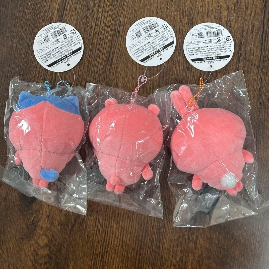 すっごく辛いんだッマスコット　真っ赤なちいかわ　ハチワレ　うさぎ　3点セット