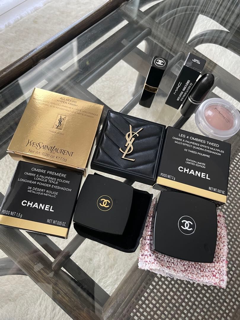 CHANEL／YSL／MAC メイク用品6点セット美品