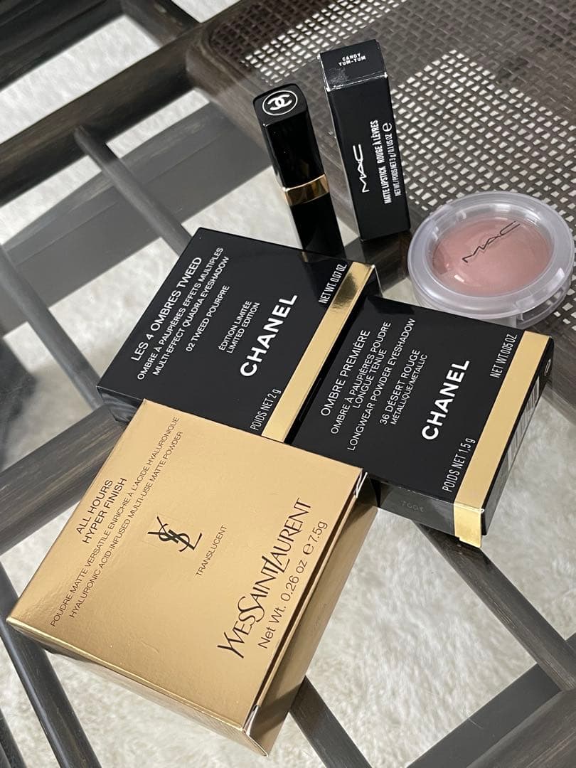 CHANEL／YSL／MAC メイク用品6点セット美品