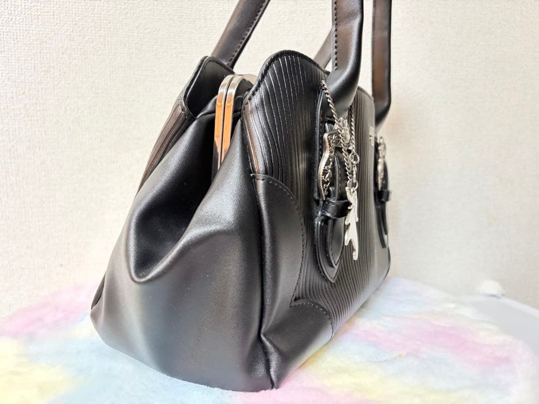 ディズニー アナスイ ナイトメア ジャック コラボ ゼロ ハンドバッグ 超美品