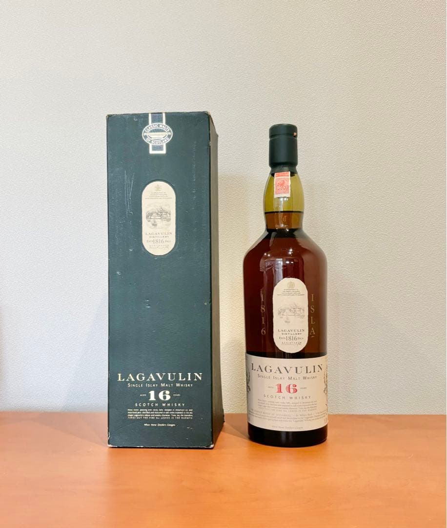 ラガヴーリン LAGAVULIN 16年 1ℓ 旧ボトル 王冠 ホワイトソース