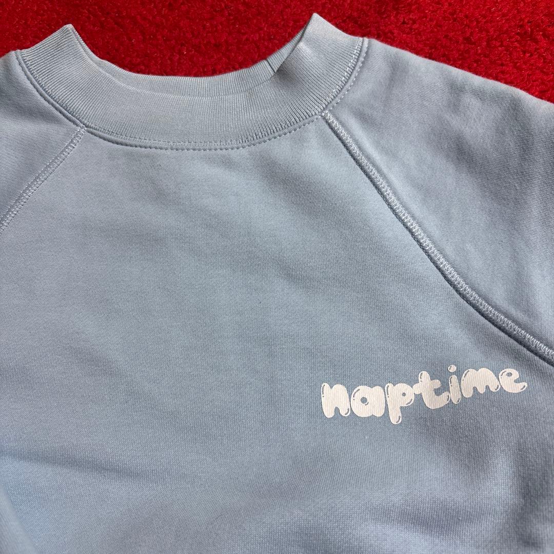 ナップタイム naptime. Nissy 西島隆弘 スウェット プルオーバー青