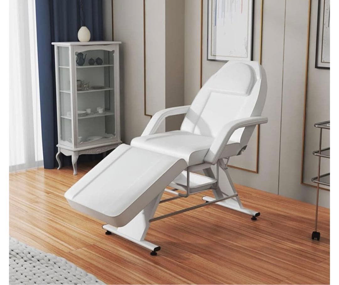 折りたたみ施術ベッド ホワイト 整骨院整体 エステ マッサージ 施術台