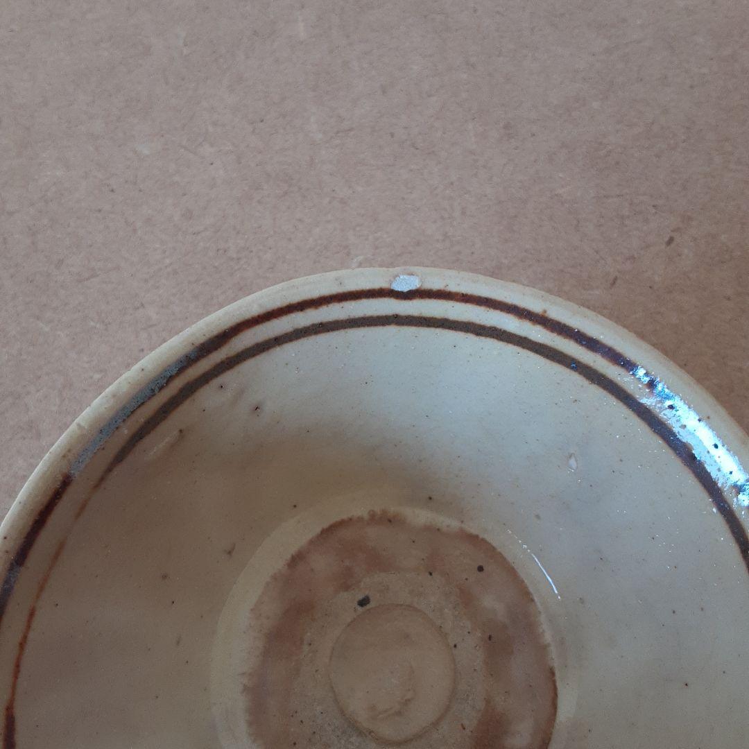 磁州窯 鉄絵 木の葉文盃