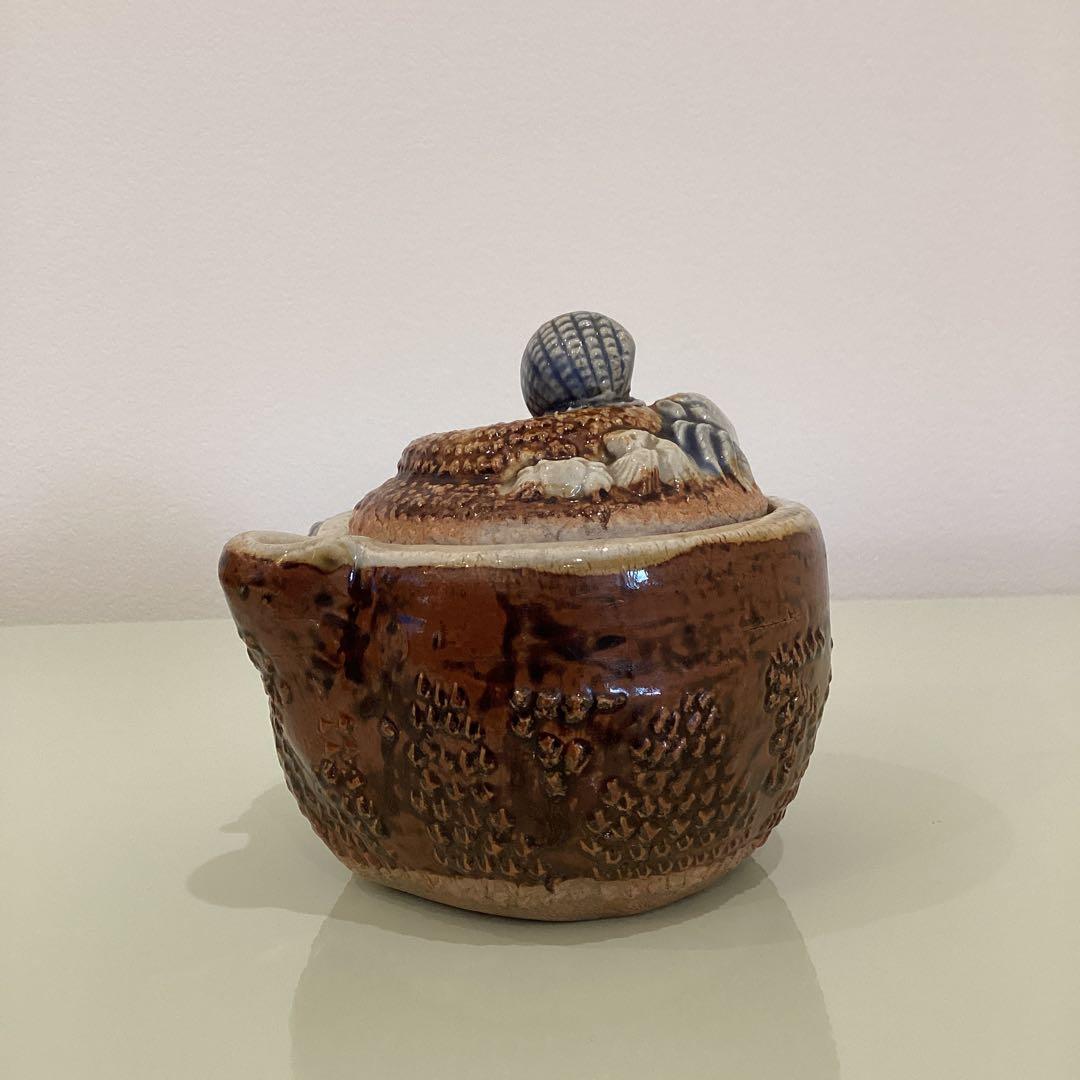 古平戸 サザエ 蓋物 江戸後期