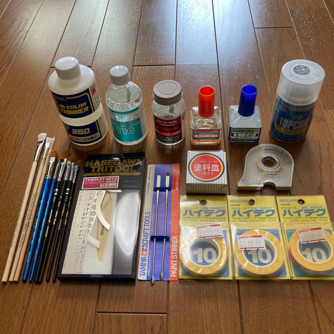 タミヤ スプレーワーク コンプレッサー他3点セット　おまけ付き