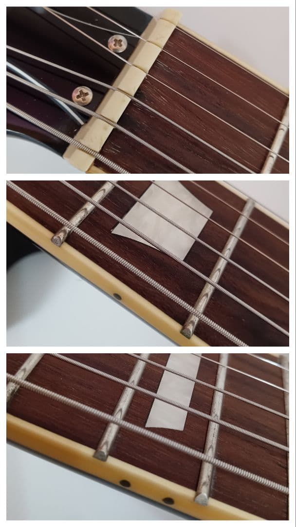 美品 新品弦 RDR レスポール 黒 ブラック エレキギター ハムバッカー