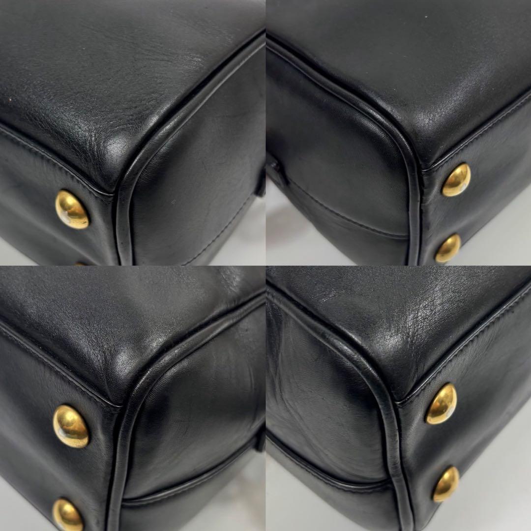 専用サンローラン ベイビーダッフル 2way ショルダーバッグ レザー 黒