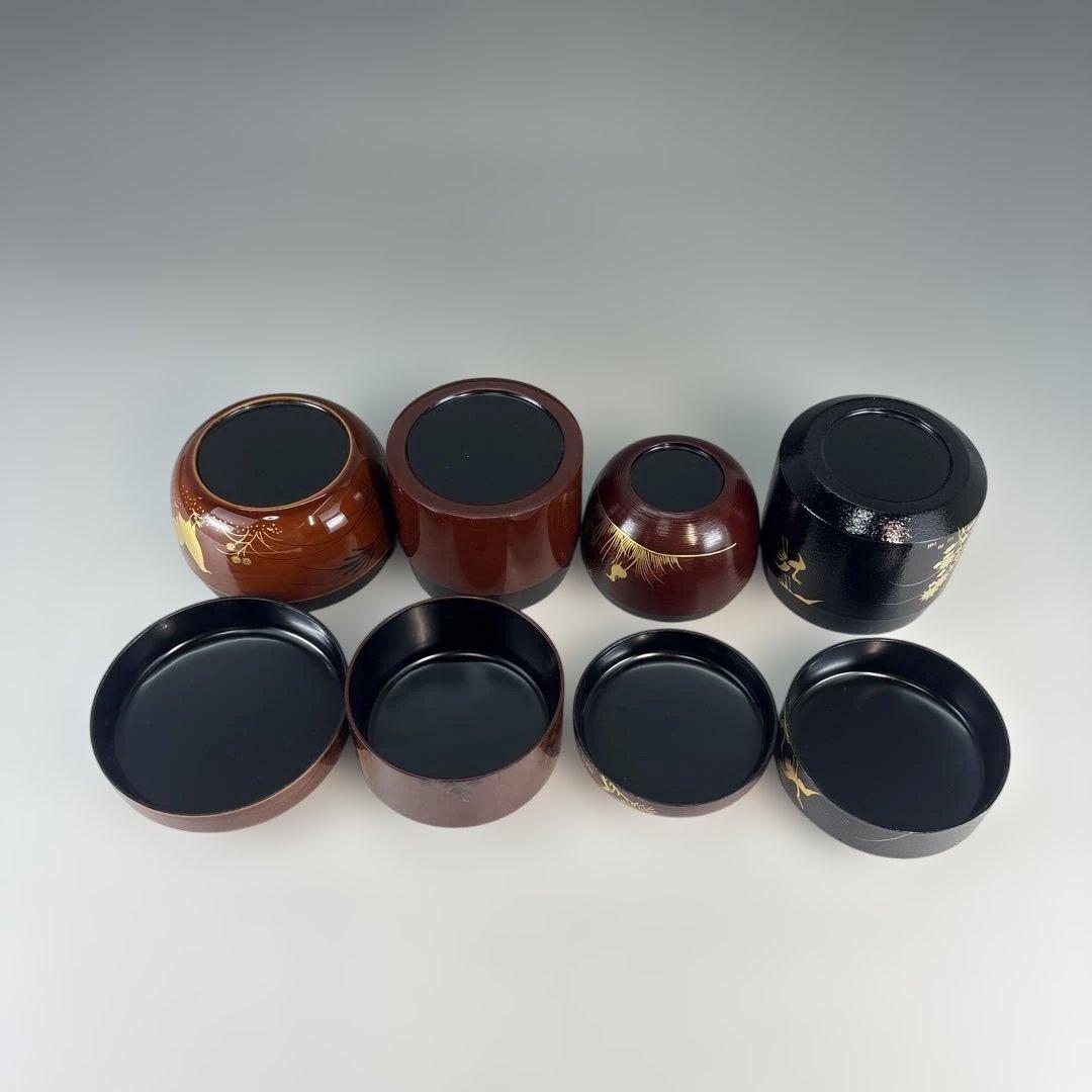 中古品】高野浩雲造 井伊宗観好 十二月茶器（共箱）USED〈税込・送料込