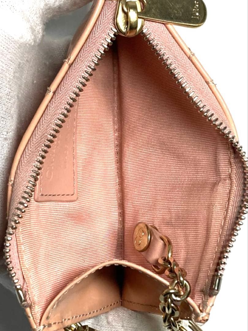 良品　ディオール レディディオール カナージュ　パテントレザー　ケース