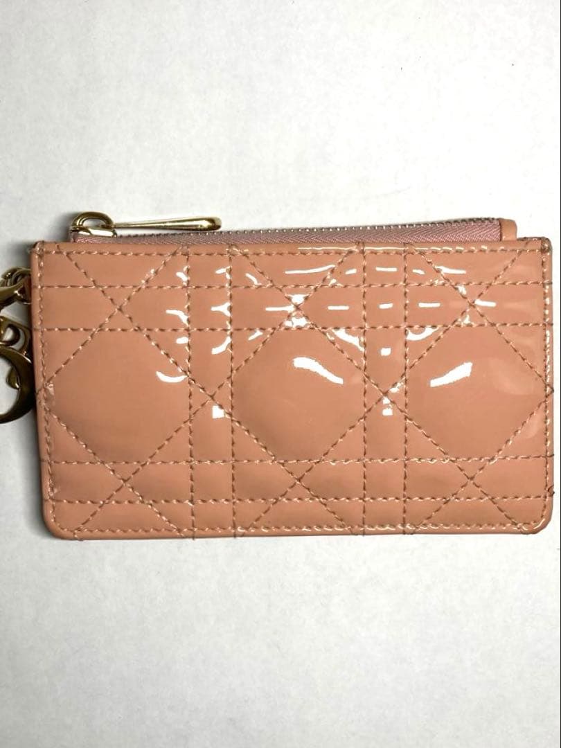 良品　ディオール レディディオール カナージュ　パテントレザー　ケース