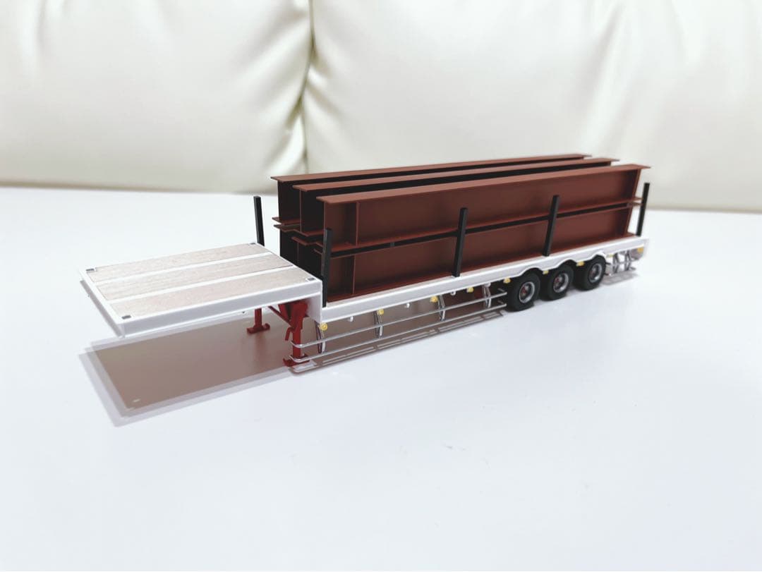 1/50 まな板 H鋼付 トレーラー ケンクラフト 日野 プロフィア　建機　重機