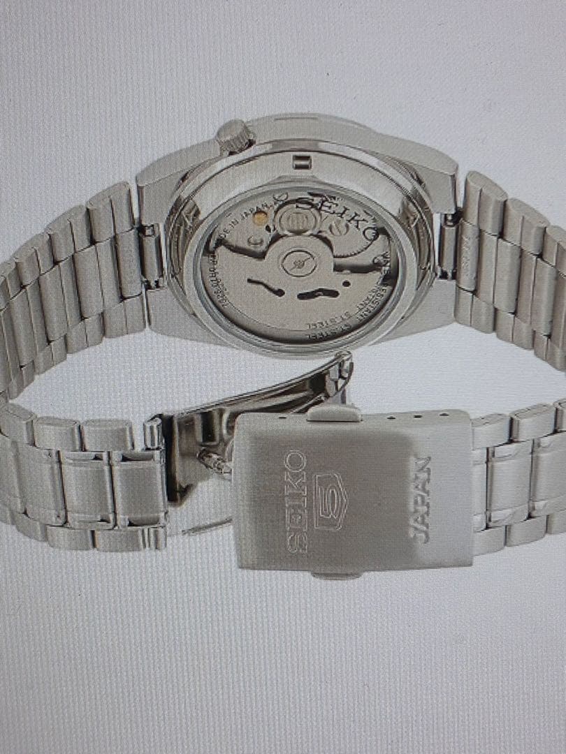 SEIKO 5自動巻き ブラックダイヤル 腕時計 アラビア文字表記 21ジュエリ