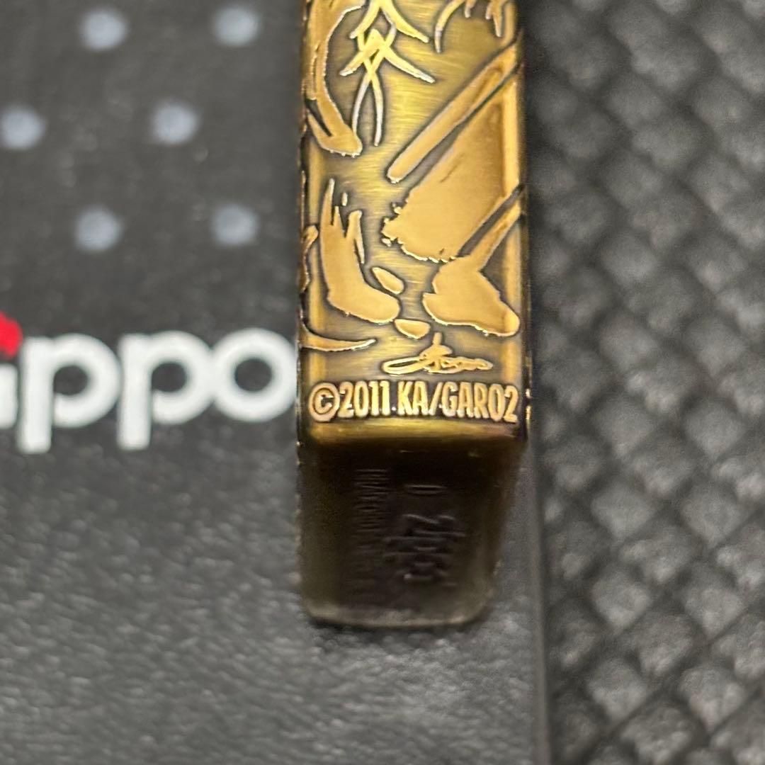 【限定】Zippo 牙狼 ゴールド GARO 2012年 5面刻印 ビンテージ