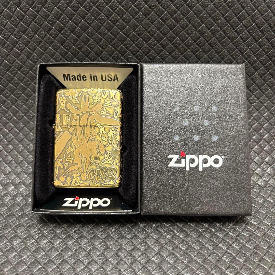 【限定】Zippo 牙狼 ゴールド GARO 2012年 5面刻印 ビンテージ