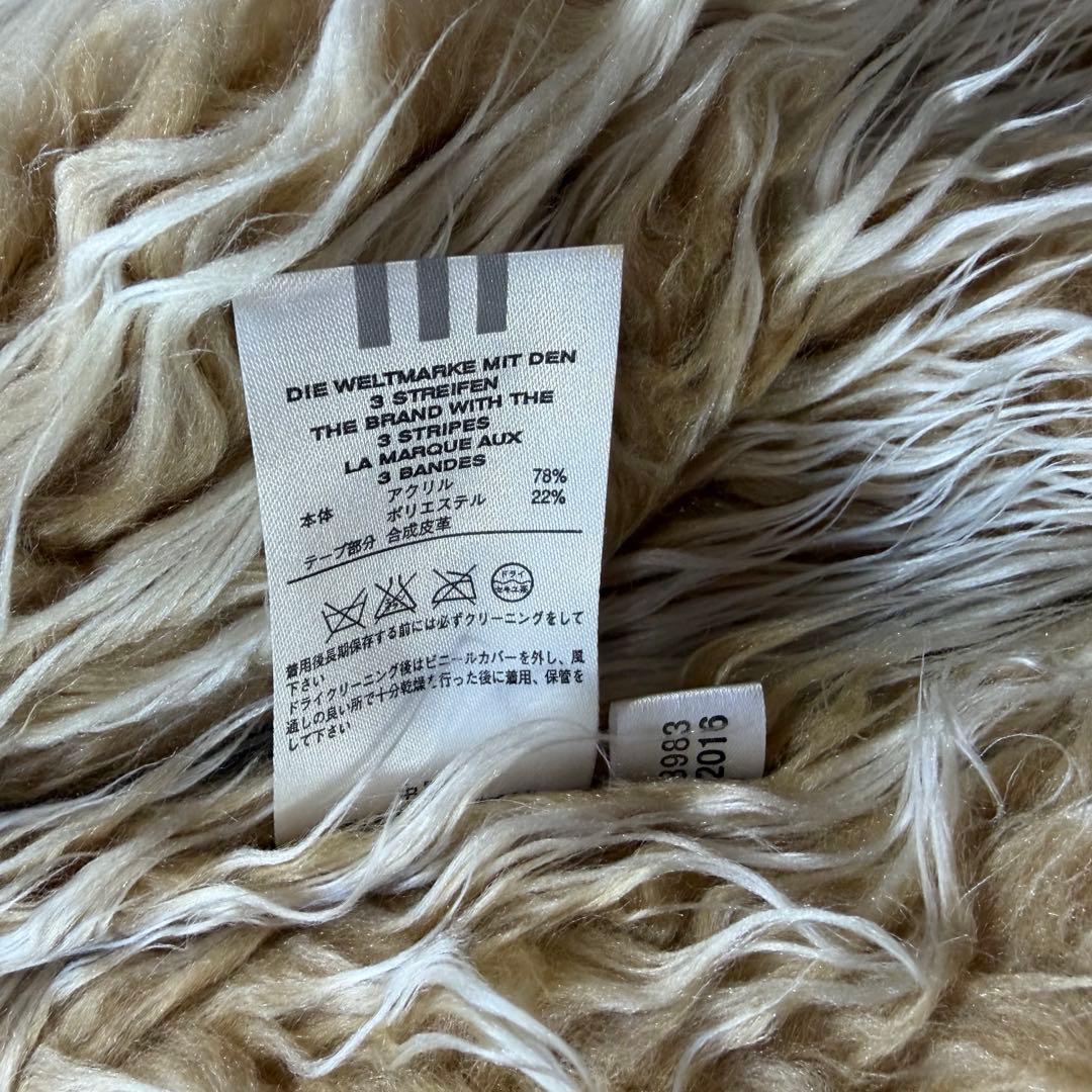 極希少 90s adidas long fur mouton jacket M
