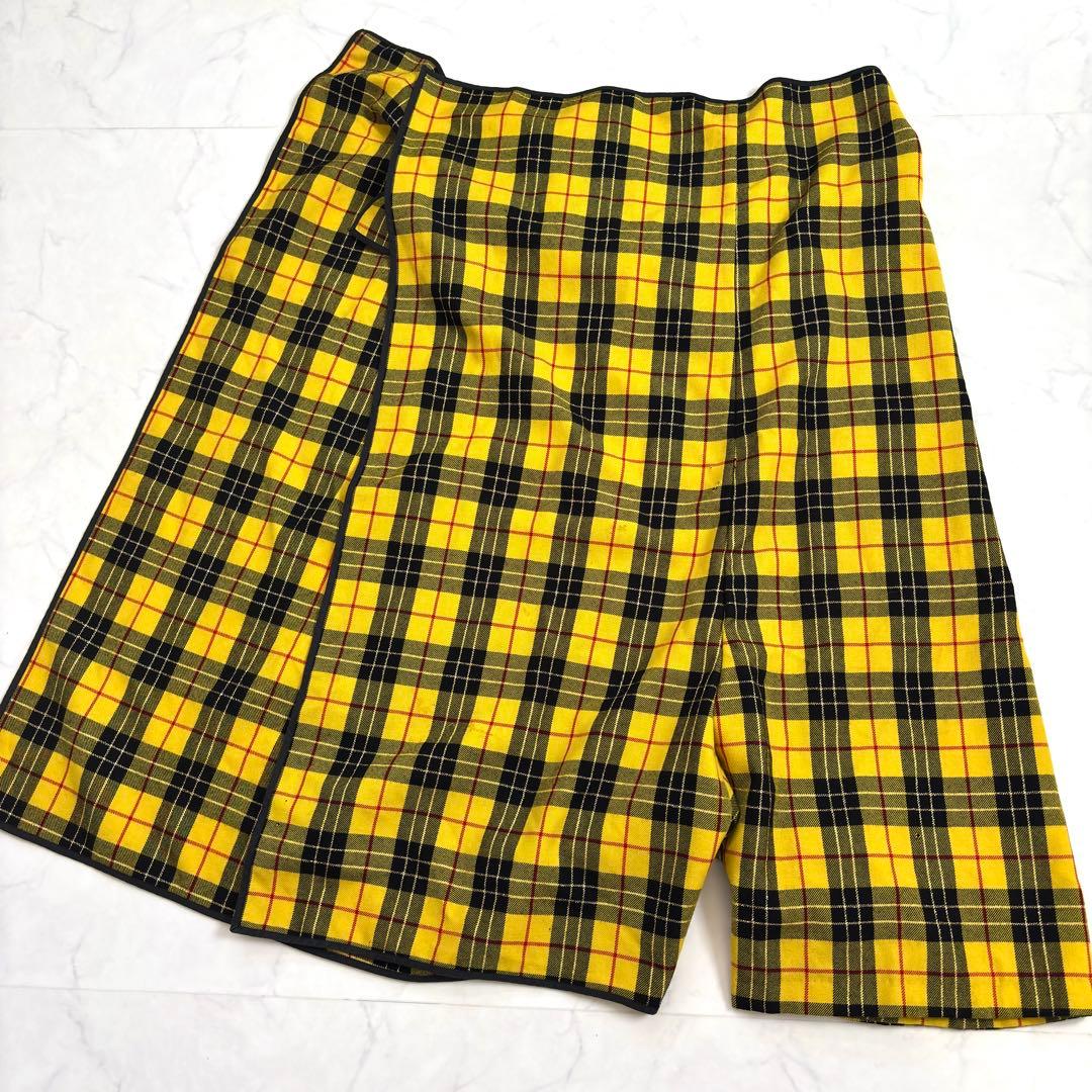 激レア✨コムデギャルソン 変形 ラップパンツ サルエルタータンチェック 1999
