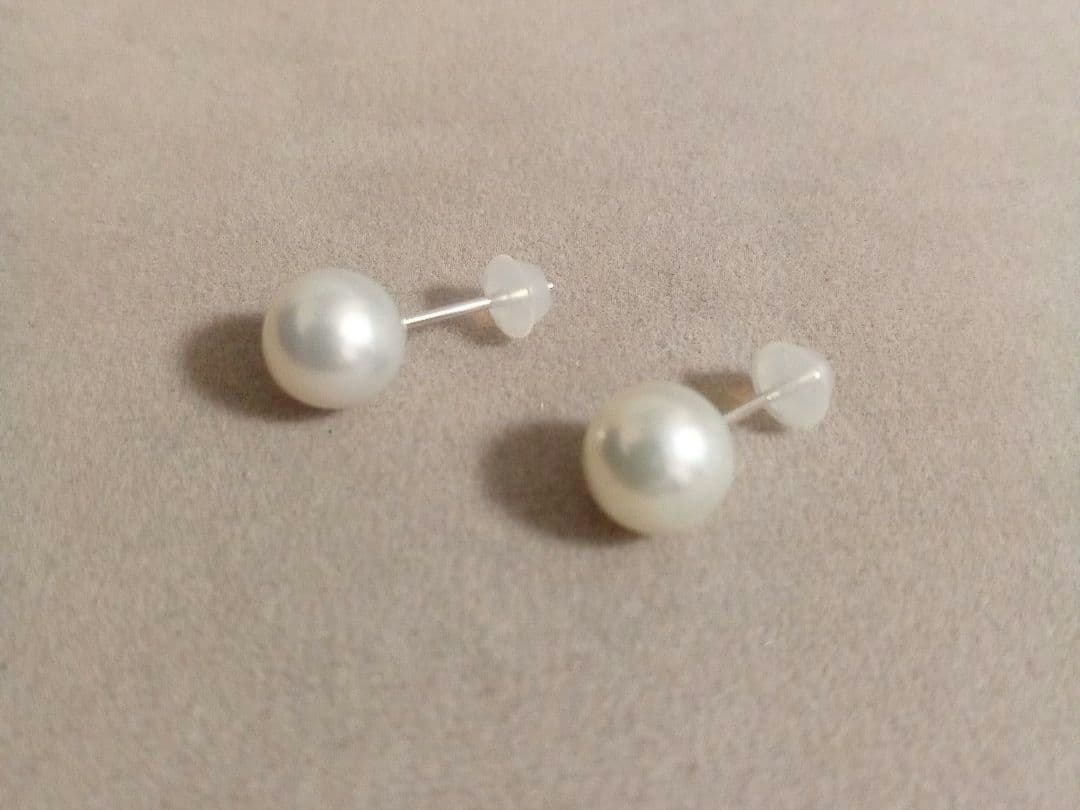 ★連休セール★真珠倶楽部 アコヤ パール ピアス K14WG 8.0〜8.5mm
