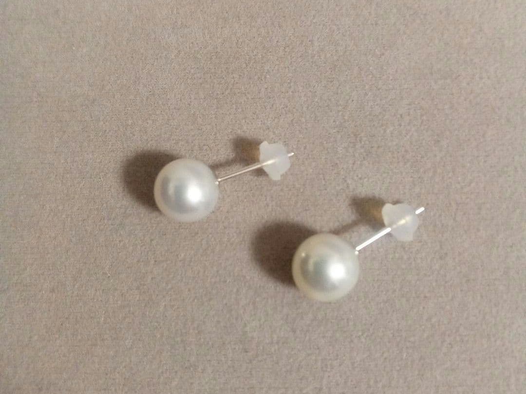 ★連休セール★真珠倶楽部 アコヤ パール ピアス K14WG 8.0〜8.5mm