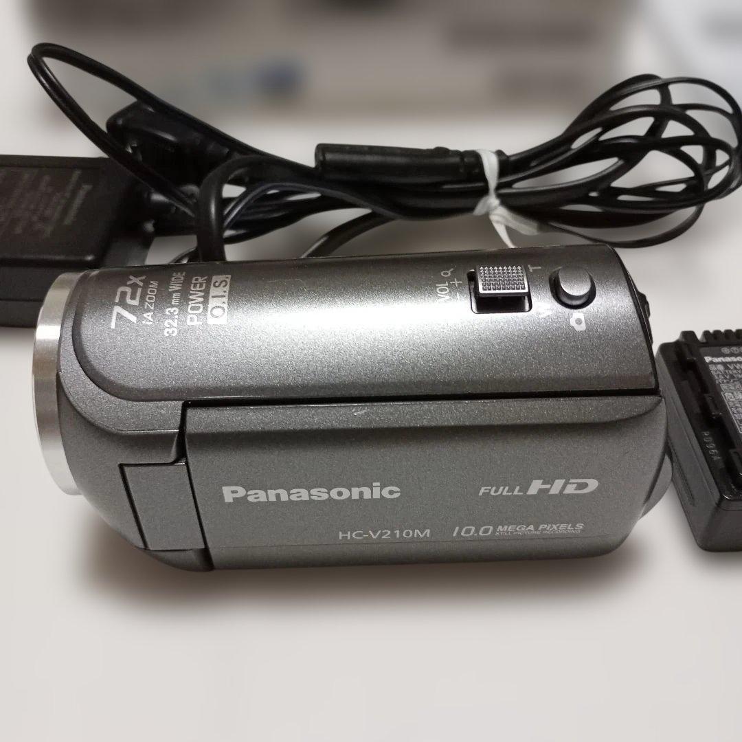 【超美品】Panasonic HC-V210Mデジタルハイビジョンビデオカメラ