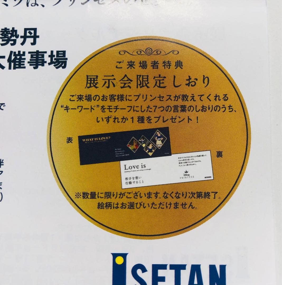 ディズニーのプリンセス展しおり