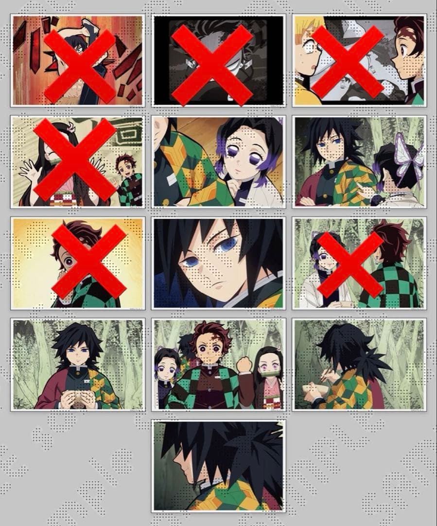 鬼滅の刃 鼓屋敷編 那田蜘蛛山編 予告場面写 ブロマイド 冨岡義勇