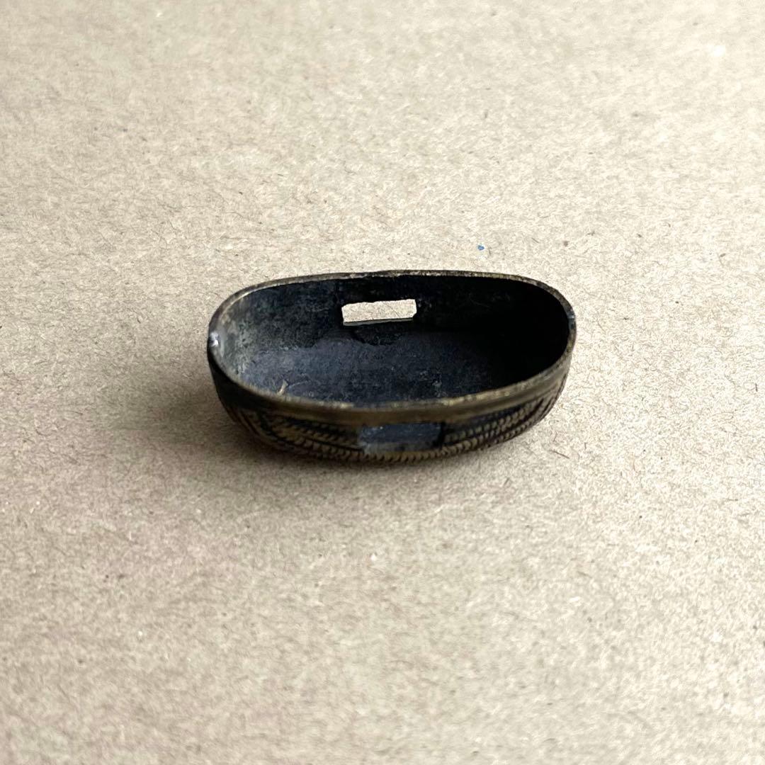 日本刀　大垣拵え　喰み出鐔　縁頭　3点