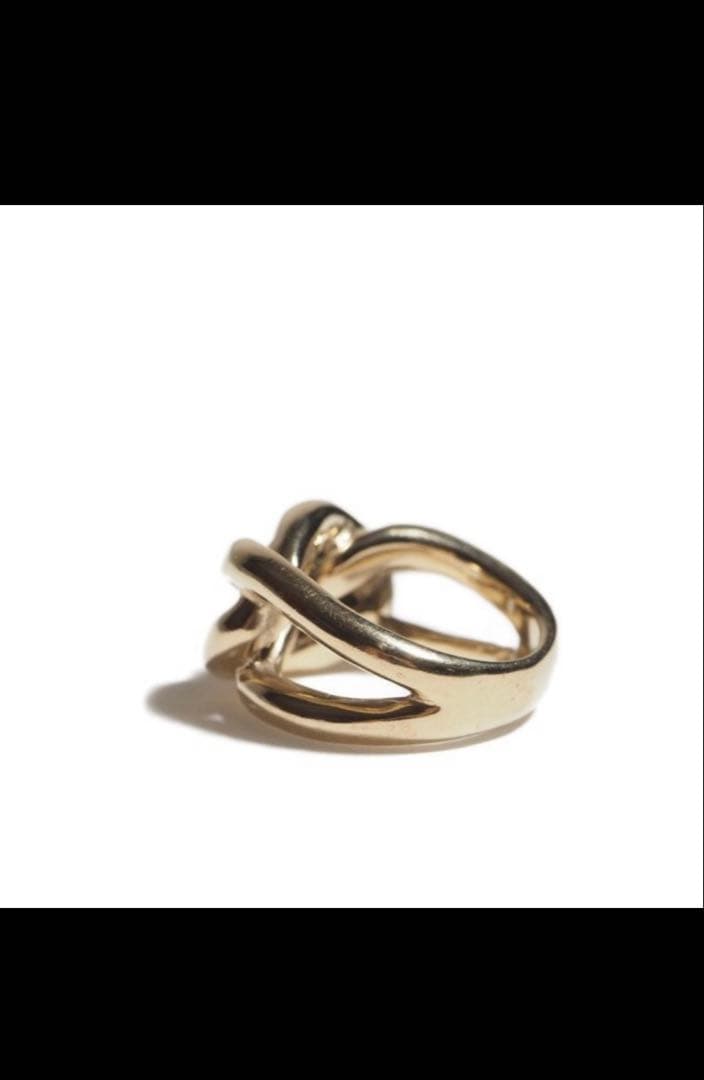 GOOSSENS PARIS グーセンスパリ チェーンデザインリング ゴールド