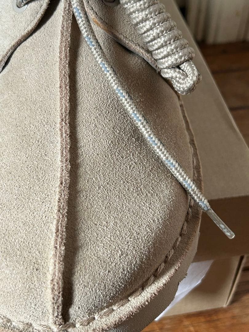 【未使用】Clarks ORIGINALSベージュ26cm ワラビーゴアテックス