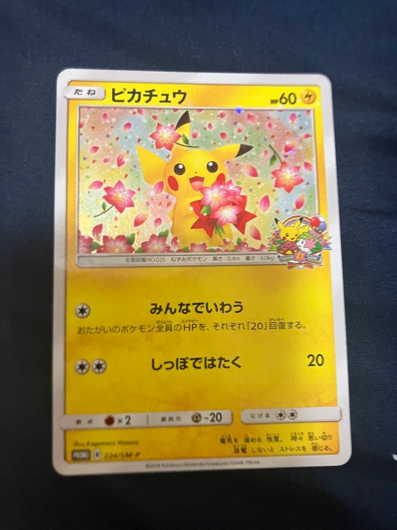 ピカチュウ：ポケモンセンター20周年記念キャンペーン PROMO みんなで