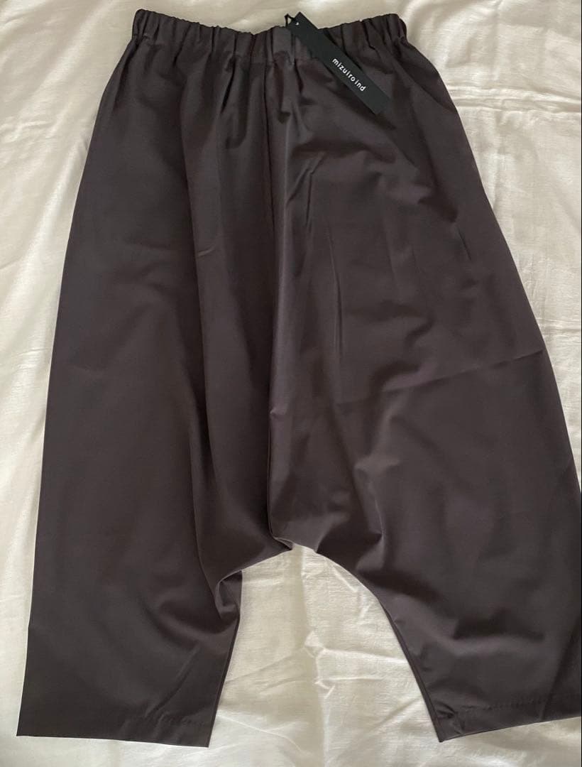 mizuiro ind サルエルパンツ　カラー：チャコールグレー