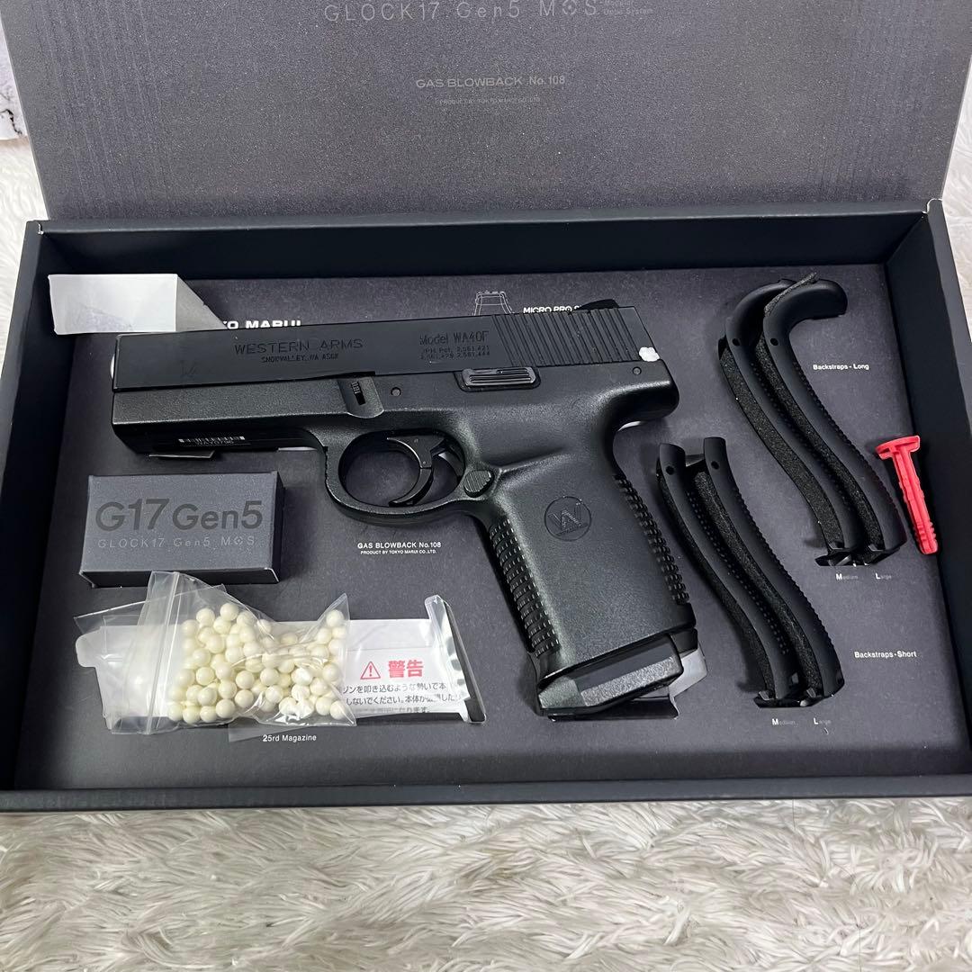 WESTERN ARMS WA40F ガスブローバックガン 本体 外箱別モデル