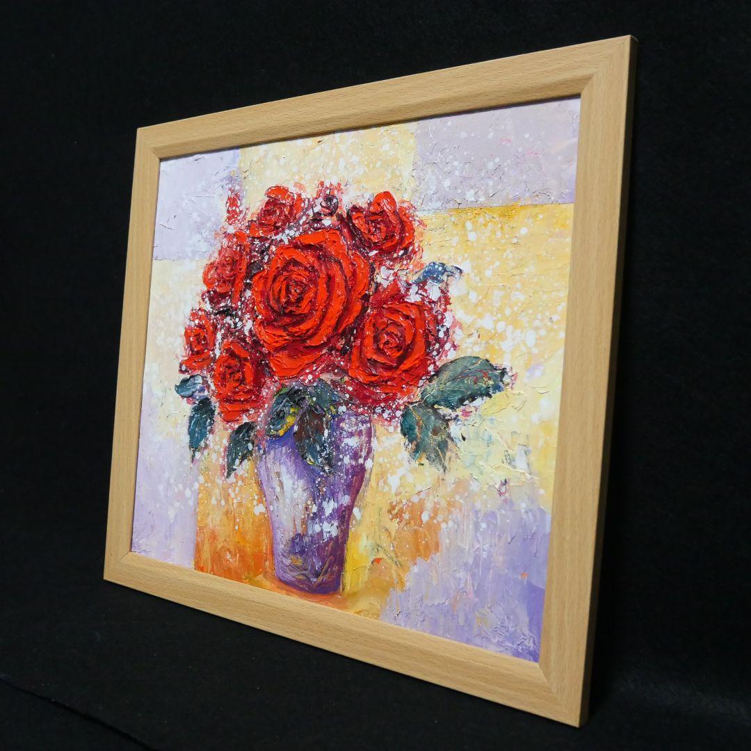 油絵 油彩 油彩画 絵 絵画 【Rose】