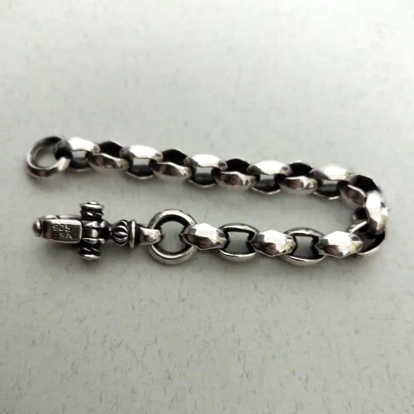 Leonard Kamhout シルクリンクブレスレット プレーンサークル