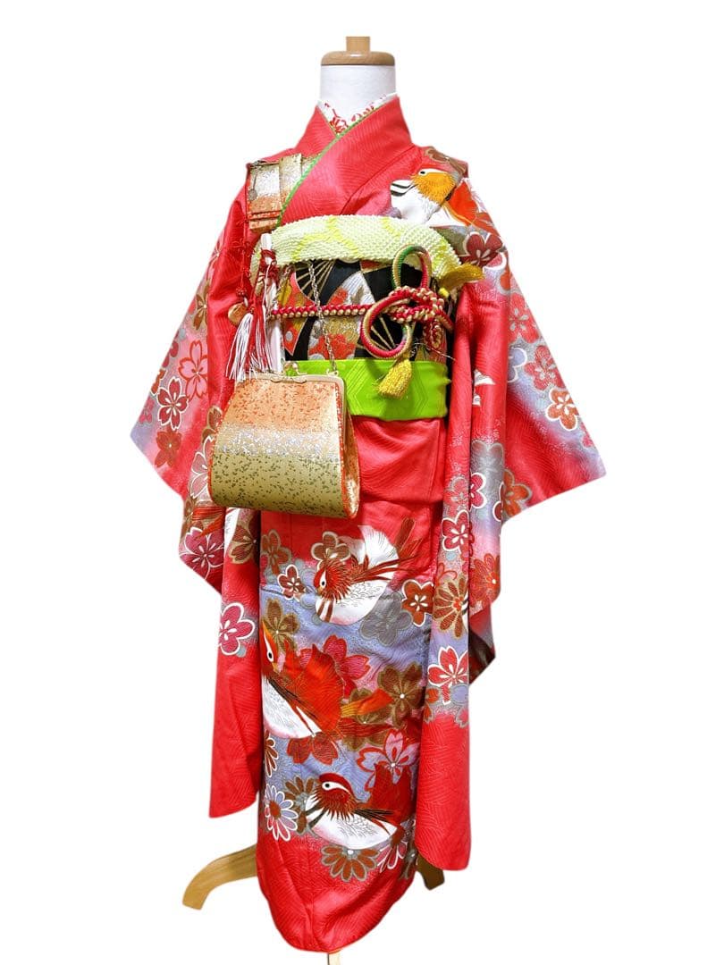 お買い得品♡七五三　7歳　女の子　フルセット　一式　ピンク　正絹