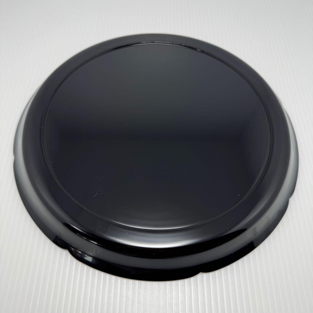 新品 高級 輪島塗 屋敷勝彦 螺鈿 青貝 鶴 お盆 和食器 平皿 漆 漆器