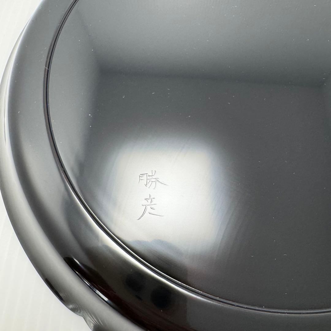 新品 高級 輪島塗 屋敷勝彦 螺鈿 青貝 鶴 お盆 和食器 平皿 漆 漆器