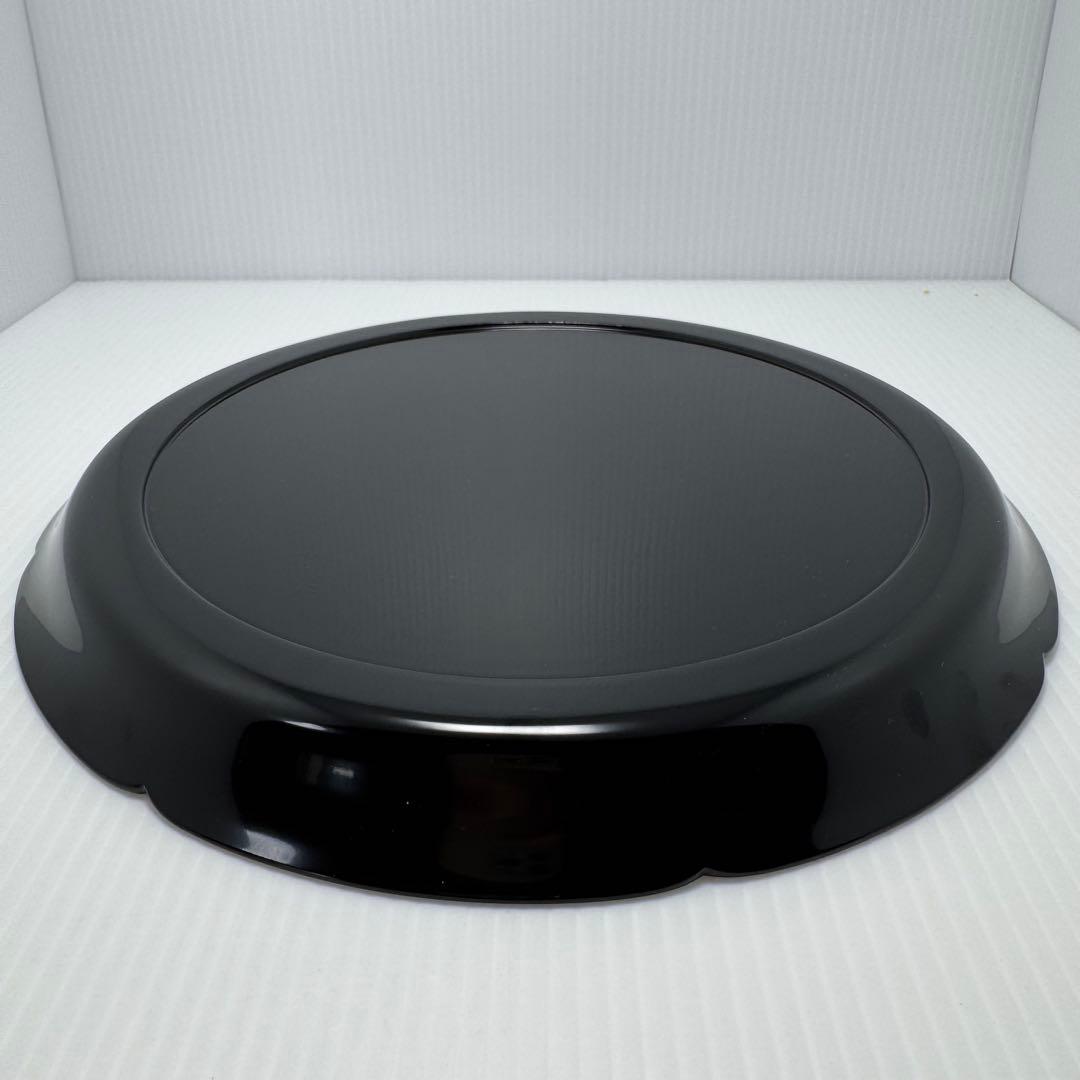 新品 高級 輪島塗 屋敷勝彦 螺鈿 青貝 鶴 お盆 和食器 平皿 漆 漆器