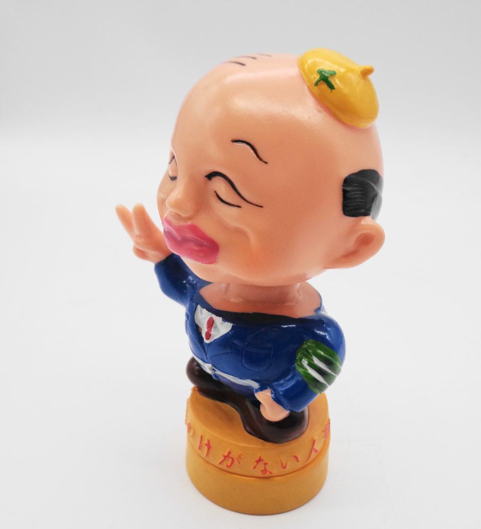 〖柳家金語楼〗金語楼のけがない人形 昭和レトロ芸能人 首振りソフビ人形