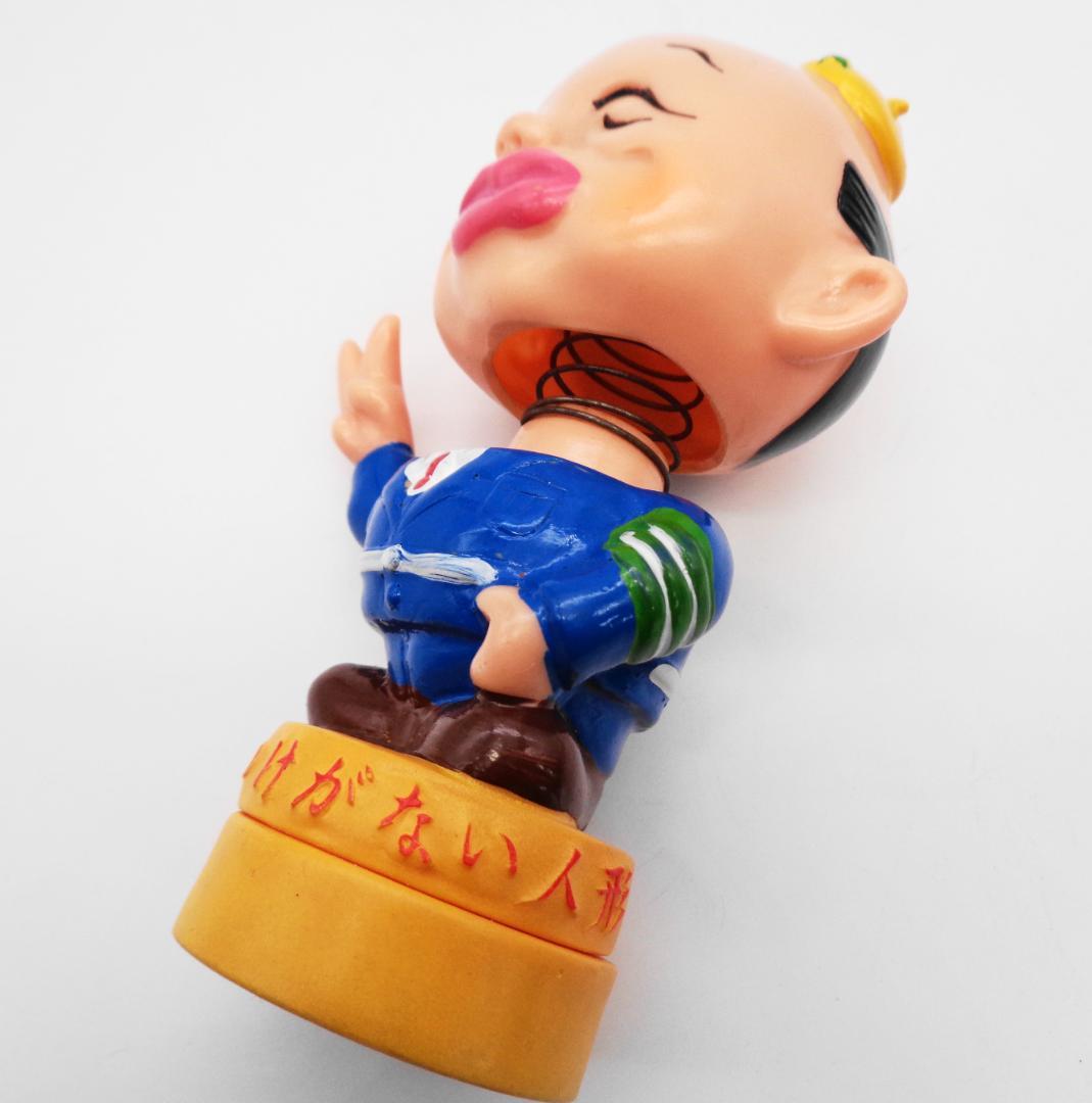 〖柳家金語楼〗金語楼のけがない人形 昭和レトロ芸能人 首振りソフビ人形